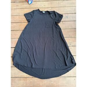 Lularoe womens XL black pocket dress